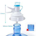 PP Wasserflaschenhahn-Spender-Ventil für 55mm Kronkorken-Flasche mit Staubschutz, Hahn-Spender-Ventil