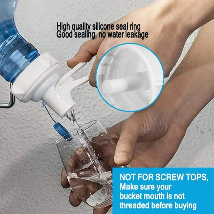 PP Wasserflaschenhahn-Spender-Ventil für 55mm Kronkorken-Flasche mit Staubschutz, Hahn-Spender-Ventil
