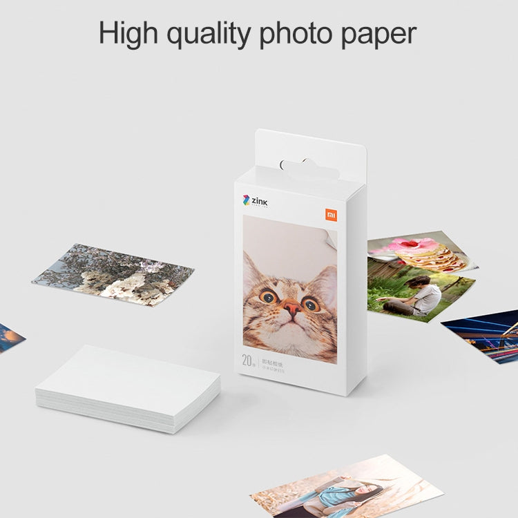 50 Stück Original Xiaomi Druck Fotopapier Klebepapier für Xiaomi Pocket Photo Drucker, Pocket Photo Druckerpapier