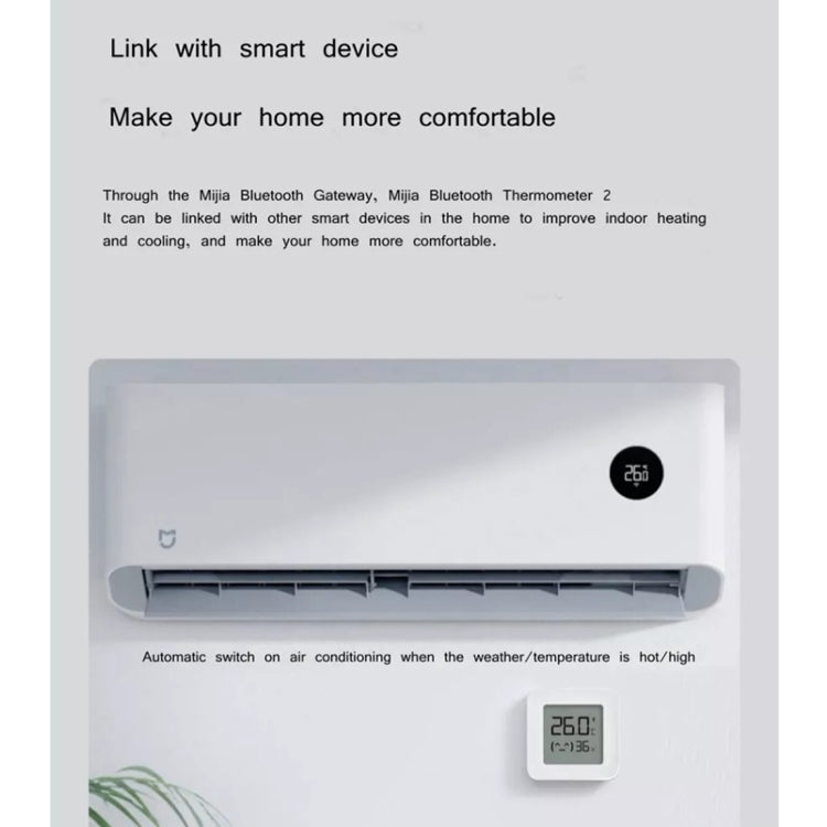 Original Xiaomi Mijia Bluetooth Temperatur- und Luftfeuchtigkeits-Thermometer 2