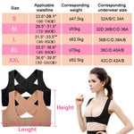 Damen Ultrathin Schulterstützgürtel zur Kyphosekorrektur, eng anliegend, orthopädisch, Größe: XL