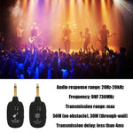 A8 Drahtloses Gitarren-Sender-Empfänger-System für Tonabnehmer und Gitarren-Sender