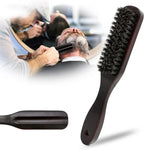 Bartbürste mit Holzgriff, antistatisch, für Herren, Friseursalon, Haarstyling, Rasierwerkzeug