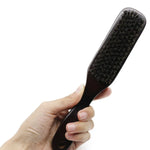 Bartbürste mit Holzgriff, antistatisch, für Herren, Friseursalon, Haarstyling, Rasierwerkzeug