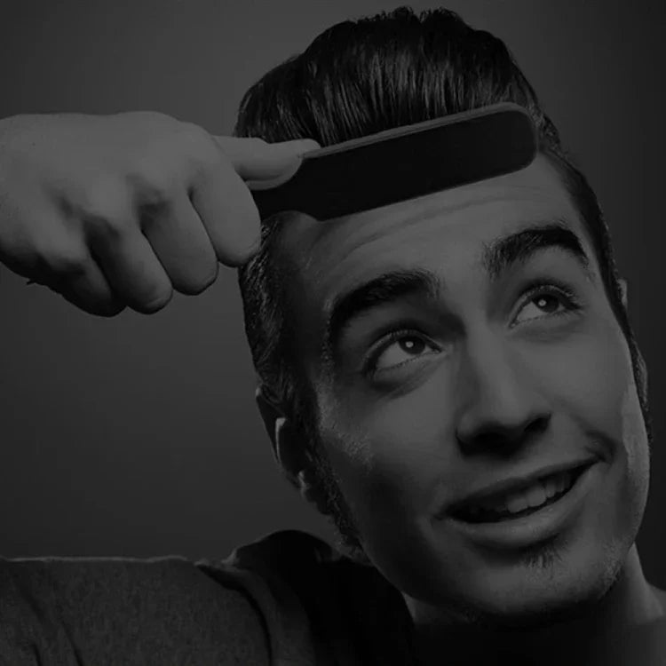 Bartbürste mit Holzgriff, antistatisch, für Herren, Friseursalon, Haarstyling, Rasierwerkzeug