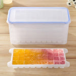 Kleine quadratische Eiswürfelform Multi-Layer-Form mit Deckel Eisaufbewahrungsbox, 5 Schichten, 5 Schichten