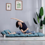 C1 Lazy Couch Tatami faltbarer Einzel-Liegesessel Erker kreativer Freizeitbodenstuhl, Größe: 205x56x20cm, 205x56x20cm (Rot), 205x56x20cm (Lila), 205x56x20cm (Seeblau), 205x56x20cm (Khaki), 205x56x20cm (Grün), 205x56x20cm (Dunkelkaffee)              ...