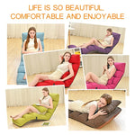 C1 Lazy Couch Tatami faltbarer Einzel-Liegesessel Erker kreativer Freizeitbodenstuhl, Größe: 205x56x20cm, 205x56x20cm (Rot), 205x56x20cm (Lila), 205x56x20cm (Seeblau), 205x56x20cm (Khaki), 205x56x20cm (Grün), 205x56x20cm (Dunkelkaffee)              ...
