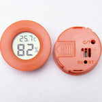 Digitales rundes Reptilienkasten-Thermometer und -Hygrometer mit Bildschirm für Centigrade