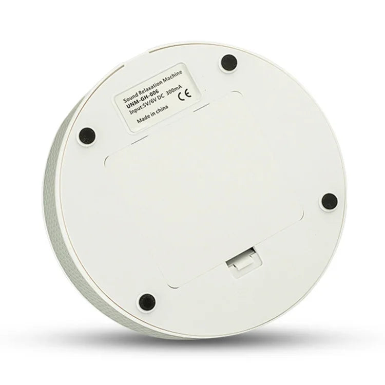 White Noise Machine Einschlafhilfe Gerät Verbessert den Schlaf mit neun verschiedenen Geräuschen, UNM-GH-006