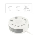 White Noise Machine Einschlafhilfe Gerät Verbessert den Schlaf mit neun verschiedenen Geräuschen, UNM-GH-006