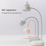 Katzenform Doppellichtquelle Design LED Schreibtisch Nachtlampe, Unterstützt 3 Helligkeitsstufen