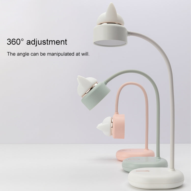Katzenform Doppellichtquelle Design LED Schreibtisch Nachtlampe, Unterstützt 3 Helligkeitsstufen