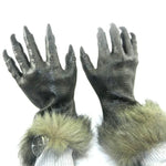 1 Paar Halloween-Dekoration Latex Wolfshandschuhe Halloween Festival Party Kostüm Maskerade Handschuh-Requisiten, Wolfshandschuhe