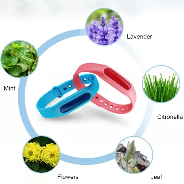 10 Stück Anti-Mücken Silikon-Repellent Armband Schnalle Armband Insektenschutz, geeignet für Kinder und Erwachsene, Länge: 23cm, zufällige Farblieferung, 10 Stück