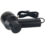 HK-6019A 3,5W Tragbarer USB-Sauger mit leistungsstarker Saugdüse für Computertastaturen, Staubfänger, Handstaubsauger-Reinigungsset für Laptops, PCs und Haustiere, USB-Kabellänge: 1,8 m, DC 5V (Schwarz)