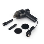 HK-6019A 3,5W Tragbarer USB-Sauger mit leistungsstarker Saugdüse für Computertastaturen, Staubfänger, Handstaubsauger-Reinigungsset für Laptops, PCs und Haustiere, USB-Kabellänge: 1,8 m, DC 5V (Schwarz)