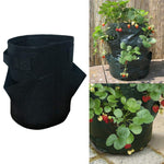 6 Taschen 26L / 7 Gallonen Vlies-Filz-Erdbeerpflanzbeutel, Größe: 30x35cm