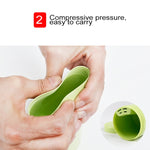 Creative 5 in 1 Portable Gargle Cup Shampoo Sub-Bottle Comb Make-up Mirror Travel Wash Kits, Standard Sets, 5 in 1