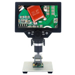 G1200 7 Zoll LCD-Bildschirm 1200X Tragbares Elektronisches Digitales Desktop-Standmikroskop, AU-Stecker, Lithiumbatterie AU-Stecker, Lithiumbatterie EU-Stecker, Lithiumbatterie UK-Stecker, Lithiumbatterie US-Stecker