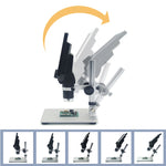 G1200 7 Zoll LCD-Bildschirm 1200X Tragbares Elektronisches Digitales Desktop-Standmikroskop, AU-Stecker, Lithiumbatterie AU-Stecker, Lithiumbatterie EU-Stecker, Lithiumbatterie UK-Stecker, Lithiumbatterie US-Stecker