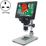 G1200 7 Zoll LCD-Bildschirm 1200X Tragbares Elektronisches Digitales Desktop-Standmikroskop, AU-Stecker, Lithiumbatterie AU-Stecker, Lithiumbatterie EU-Stecker, Lithiumbatterie UK-Stecker, Lithiumbatterie US-Stecker