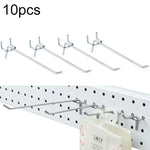 10 Stück Lochplatten für Supermarkt-Bekleidungsgeschäfte, Lochabstand: 2,5 cm, Länge: 15 cm, Drahtdurchmesser: 3,3 mm, Länge: 15 cm