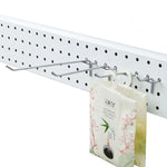 10 Stück Lochplatten für Supermarkt-Bekleidungsgeschäfte, Lochabstand: 2,5 cm, Länge: 15 cm, Drahtdurchmesser: 3,3 mm, Länge: 15 cm