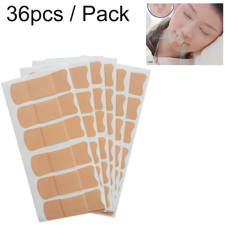 1 Pack Schlaf Nacht Schnarchprävention Traumgespräch/Schnarchen/Nasen- und Lippenpflaster 36 Stück
