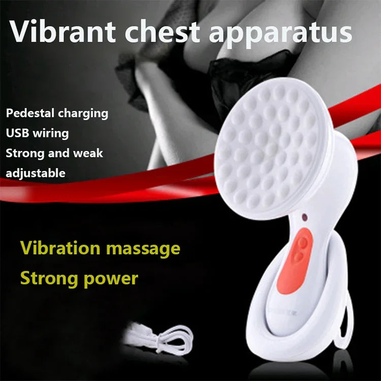 CNaier AE-906 Tragbares wasserdichtes USB-Lade-Brust-Elektromassagegerät