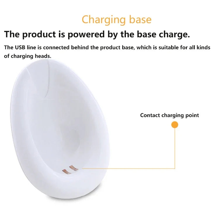 CNaier AE-906 Tragbares wasserdichtes USB-Lade-Brust-Elektromassagegerät