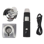 50X~1000X Vergrößerung HD Bildsensor 1920x1080P USB WiFi Digitalmikroskop mit 8 LED & professionellem Ständer