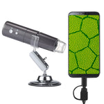 50X~1000X Vergrößerung HD Bildsensor 1920x1080P USB WiFi Digitalmikroskop mit 8 LED & professionellem Ständer