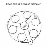Dampfgarkorb, Dampfeinsatz für Instant Pot Schnellkochtopf, Durchmesser: 17,5 cm, Höhe: 8 cm