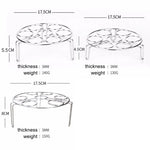 Dampfgarkorb, Dampfeinsatz für Instant Pot Schnellkochtopf, Durchmesser: 17,5 cm, Höhe: 8 cm