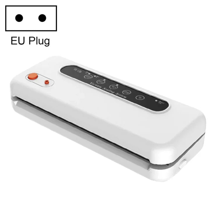 Haushalts-Vakuumiergerät für Lebensmittel, Folienschweißgerät, EU-Stecker, Lebensmittel-EU-Stecker (Schwarz), Lebensmittel-EU-Stecker (Weiß)