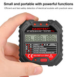 HABOTEST HT107D Multifunktionaler Digitalanzeige Steckdosentester, HT107D (US-Stecker), HT107D (UK-Stecker), HT107D (EU-Stecker)