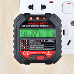HABOTEST HT107D Multifunktionaler Digitalanzeige Steckdosentester, HT107D (US-Stecker), HT107D (UK-Stecker), HT107D (EU-Stecker)