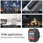HABOTEST HT107D Multifunktionaler Digitalanzeige Steckdosentester, HT107D (US-Stecker), HT107D (UK-Stecker), HT107D (EU-Stecker)