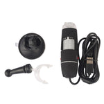 1600X Vergrößerung HD 0,3MP Bildsensor 2 in 1 USB Digitalmikroskop mit 8 LED & Professionellem Stativ, 1600X