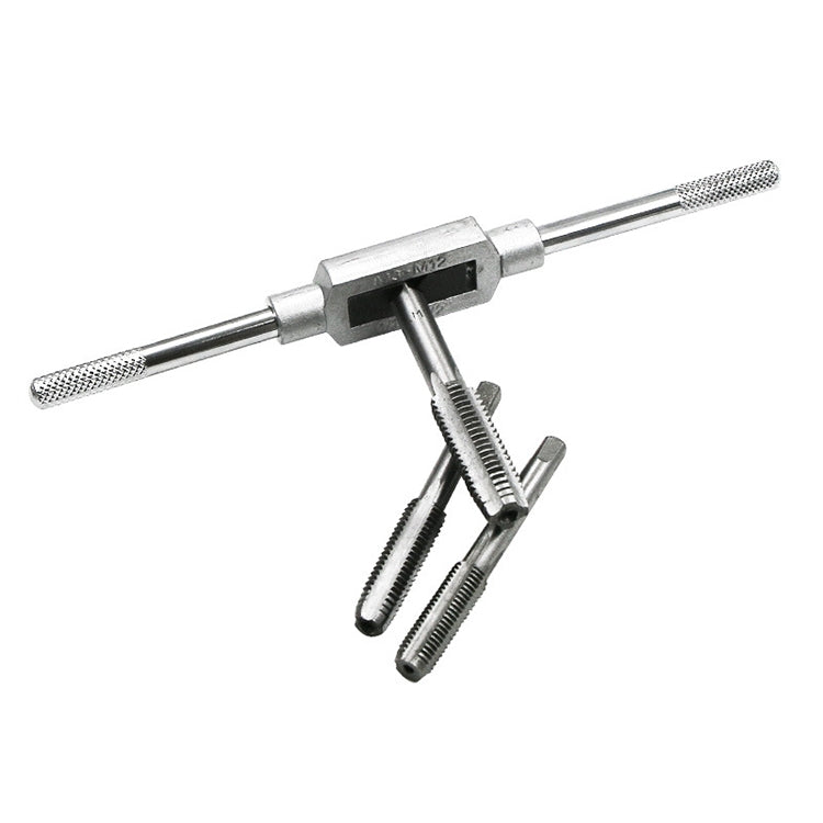20-teiliges Multi-Spezifikations-Schneideisen- und Gewindebohrer-Set, Hand-Metrischer Gewindeschneid-Windeisen, 20 Stück