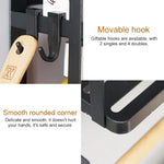 Kitchen Double Layers Magnetic Refrigerator Rack Storage Holder, Double Layers
