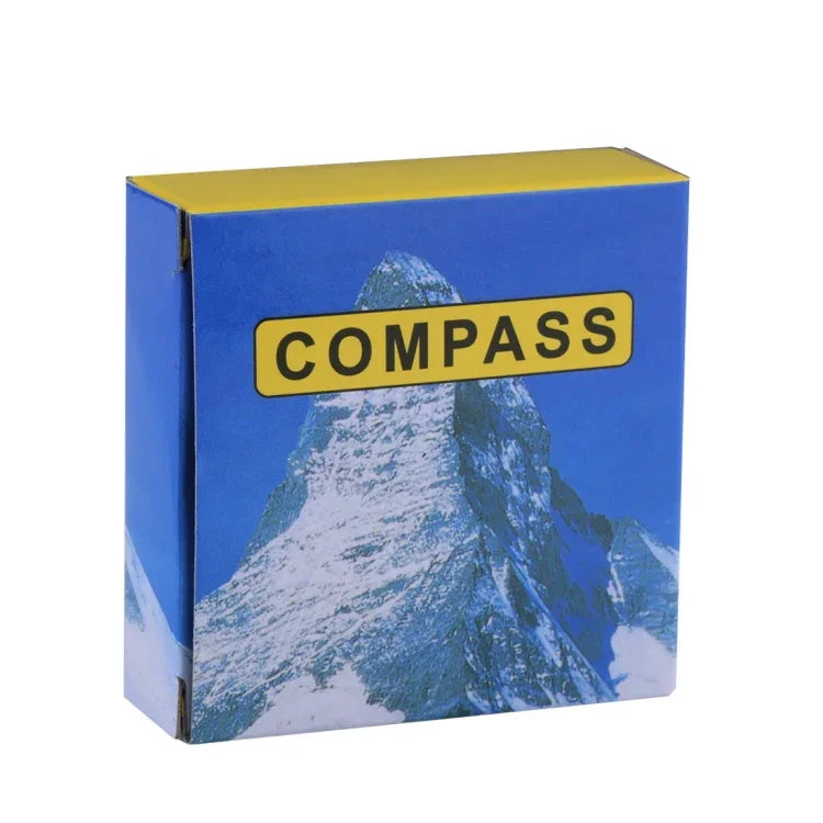 Tragbarer Messing-Taschen-Camping-Wander-Goldener Leuchtanzeigen-Kompass Navigations-Outdoor-Aktivitäten-Zeigeführer, G50