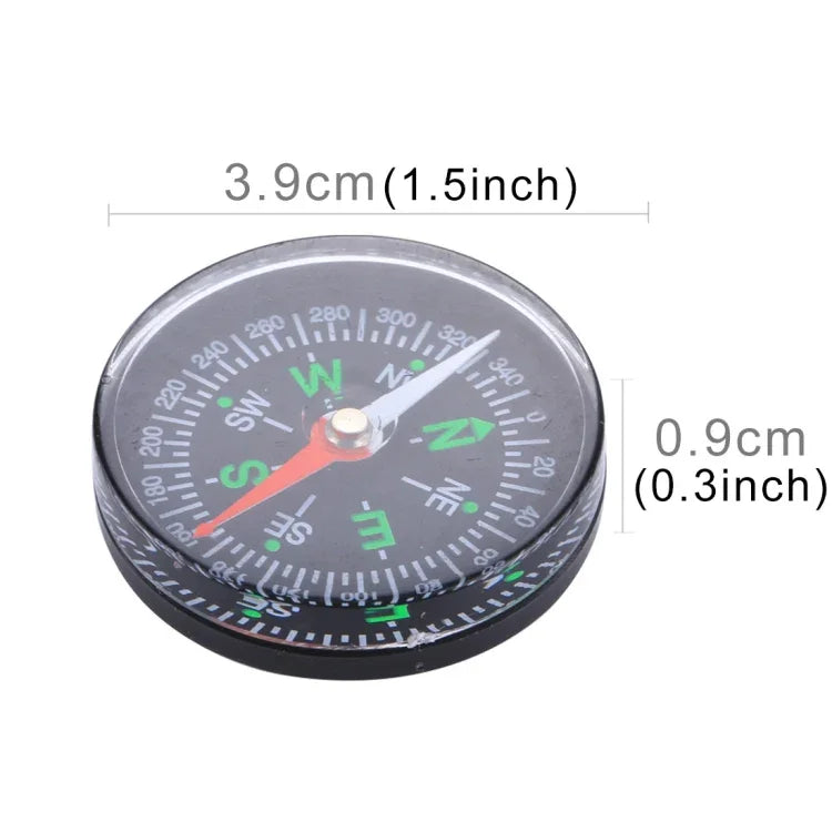 10 STÜCK 40mm Outdoor Sport Camping Wandern Zeiger Führer Kunststoff Kompass Wanderer Navigation, Zufällige Farblieferung, 40mm