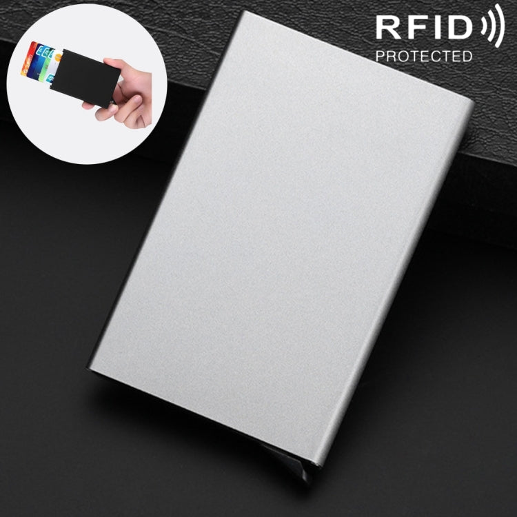Antimagnetischer Edelstahl PU Visitenkartenhalter Kreditkartenetui, Größe: 10*6.2*0.8cm