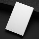 Antimagnetischer Edelstahl PU Visitenkartenhalter Kreditkartenetui, Größe: 10*6.2*0.8cm