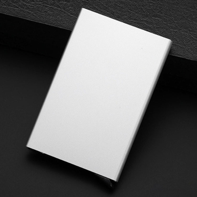 Antimagnetischer Edelstahl PU Visitenkartenhalter Kreditkartenetui, Größe: 10*6.2*0.8cm
