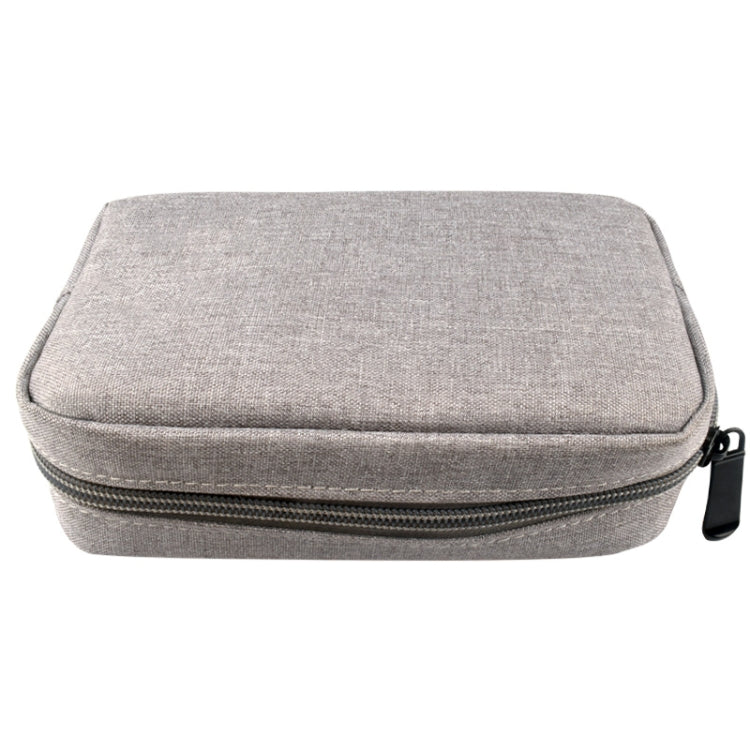 Simple Multi-functional Digital Device Travel Storage Bag for Phones, Power Bank, U-disk, Earphones, Data Cable and etc, Big Size: 23*11*5cm, Size:  23*11*5cm Black, Size:  23*11*5cm Pink, Size: 23*11*5cm Grey, Size: 23*11*5cm Blue, DY01 23x11x5cm