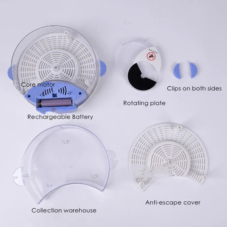 Elektrischer Rotations-Fliegenfänger Fliegenfalle Mückenvertreiber, US-Stecker, US-Stecker