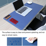 Multifunktionales Business Doppelseitiges PU Leder Mauspad Tastaturunterlage Schreibtischunterlage Computermatte, Größe: 80 x 40cm